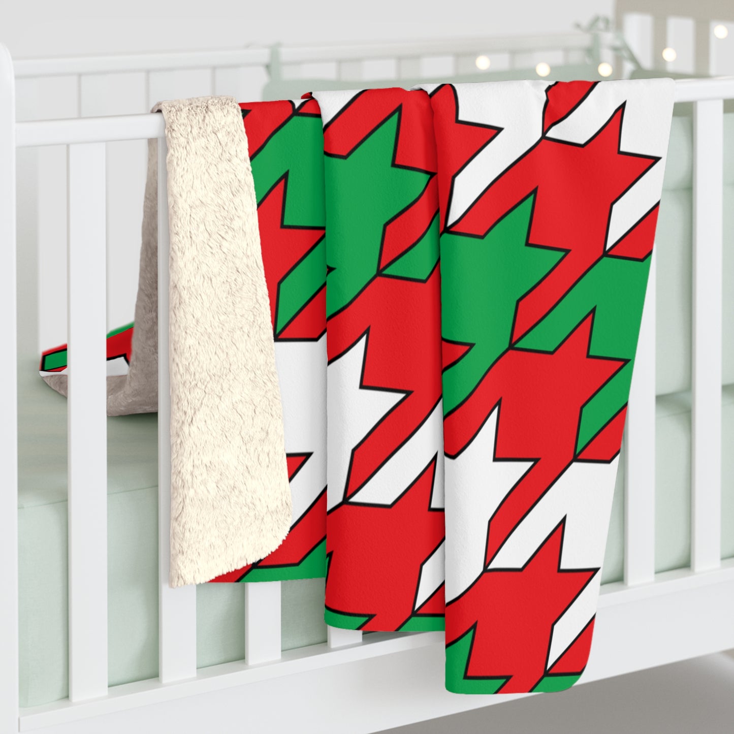 Lebanon Retro Houndstooth Blanket Throw