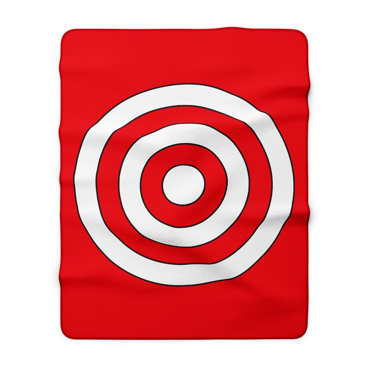 Indonesia Retro Target Blanket Throw