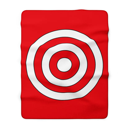 Indonesia Retro Target Blanket Throw