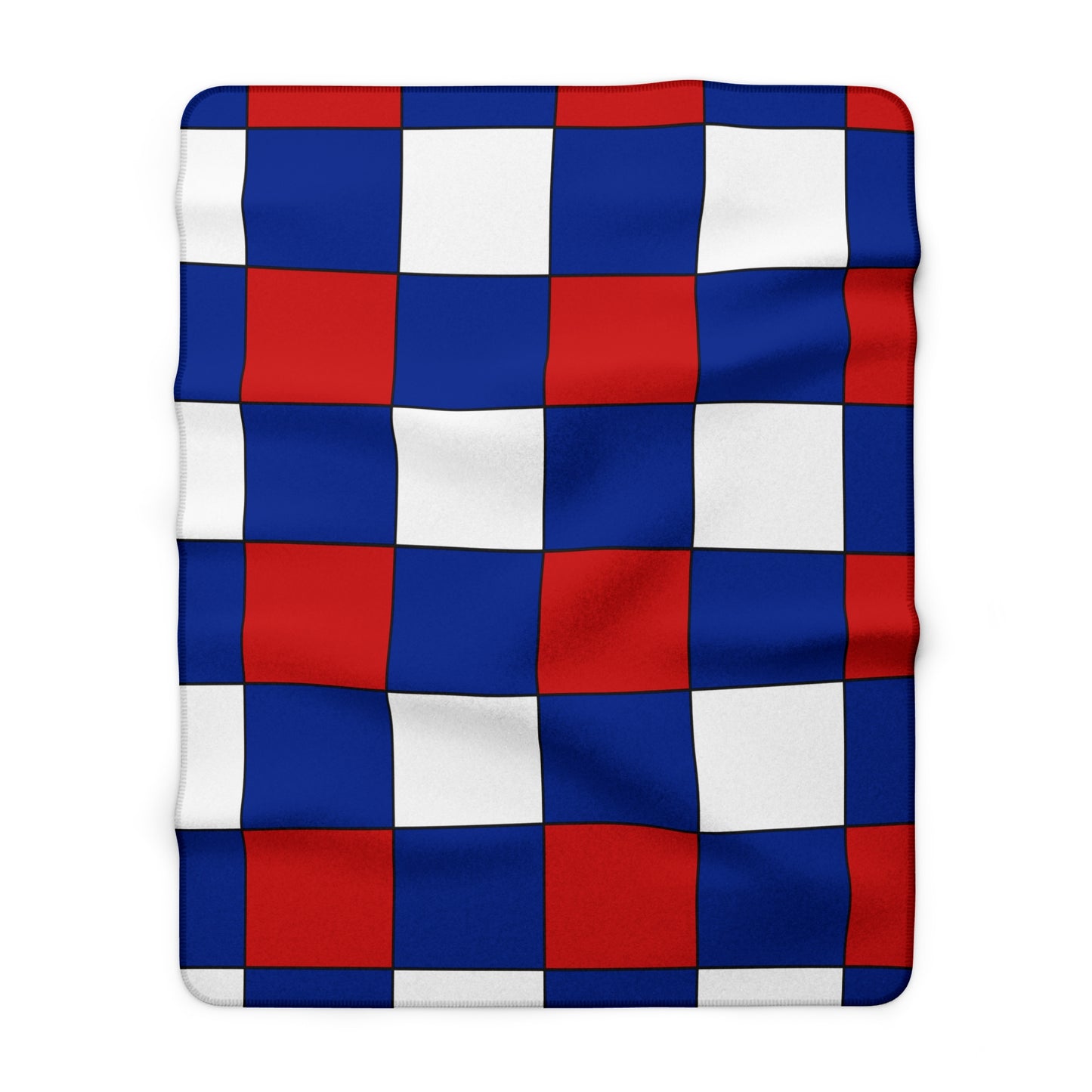 Cuba Retro Check Blanket Throw
