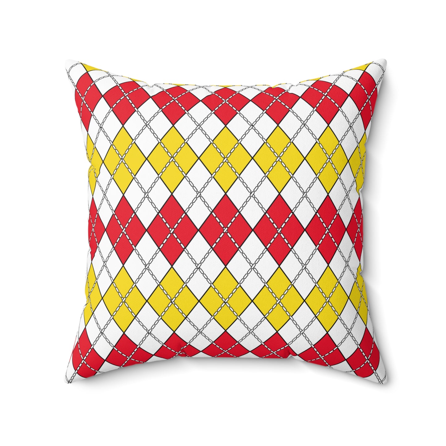 Guernsey Retro Argyle Cushion Pillow