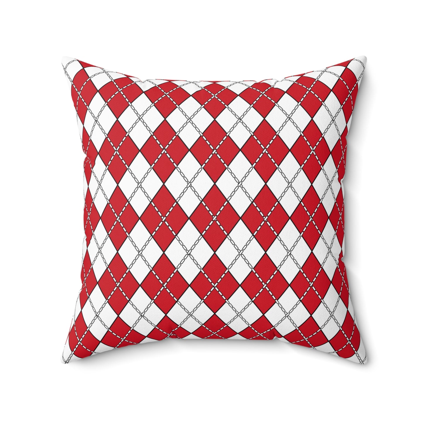 England Retro Argyle Cushion Pillow