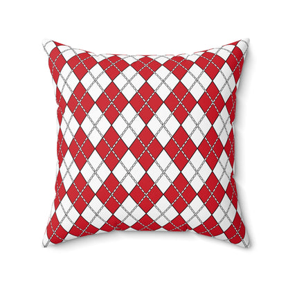 England Retro Argyle Cushion Pillow