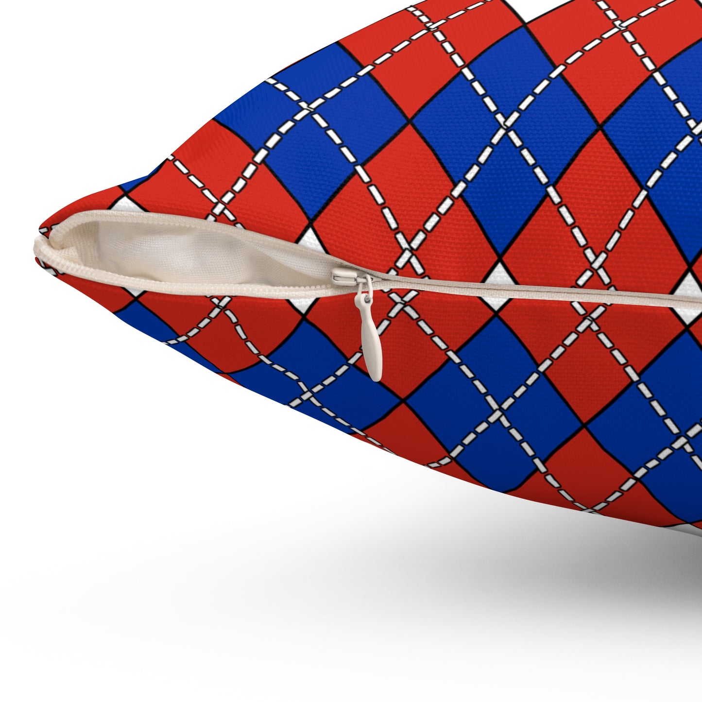 Paraguay Retro Argyle Cushion Pillow