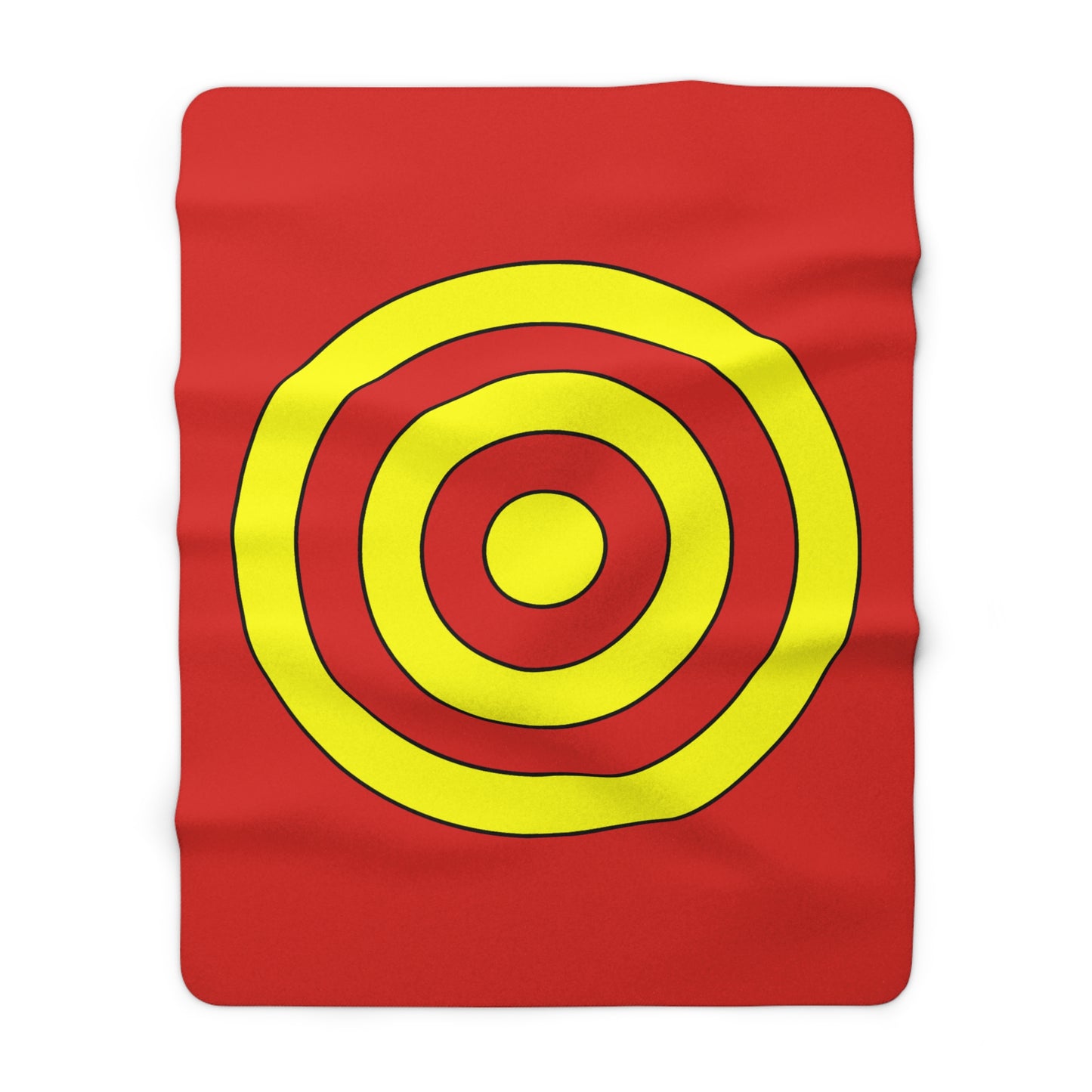 Vietnam Retro Target Blanket Throw