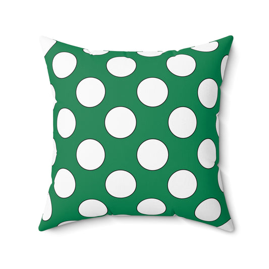 Nigeria Retro Polka Dots Cushion Pillow