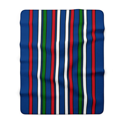 Belize Retro Stripes Blanket Throw