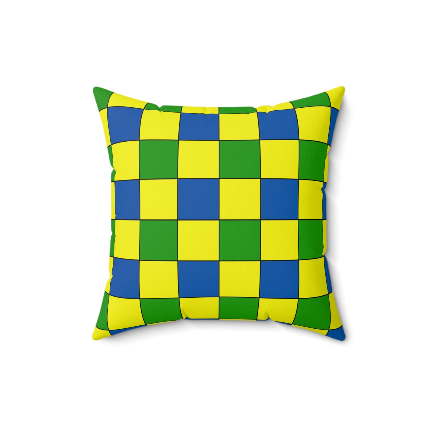 Saint Vincent And The Grenadines Retro Check Cushion Pillow