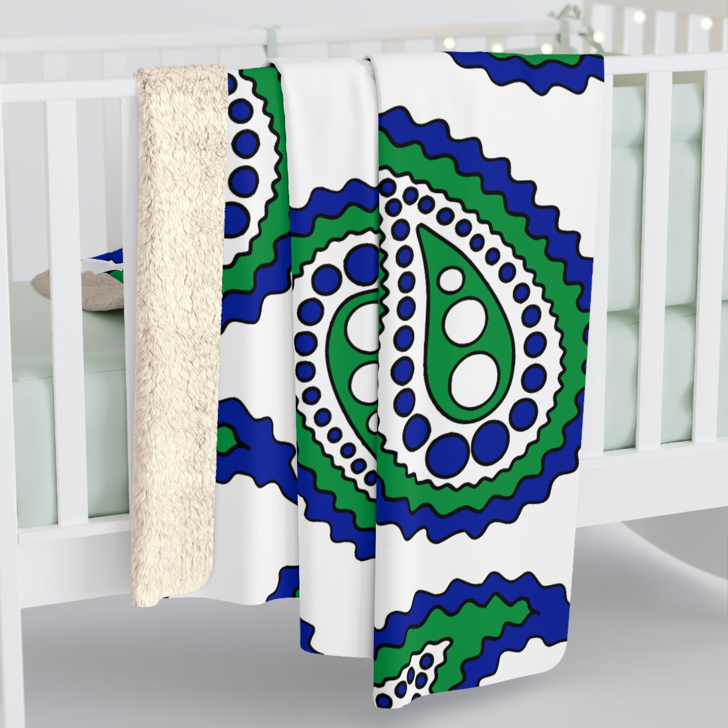 Lesotho Retro Paisley Blanket Throw