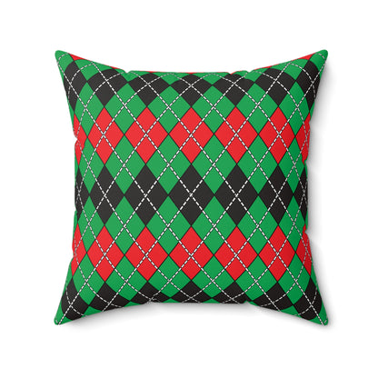 Martinique Retro Argyle Cushion Pillow