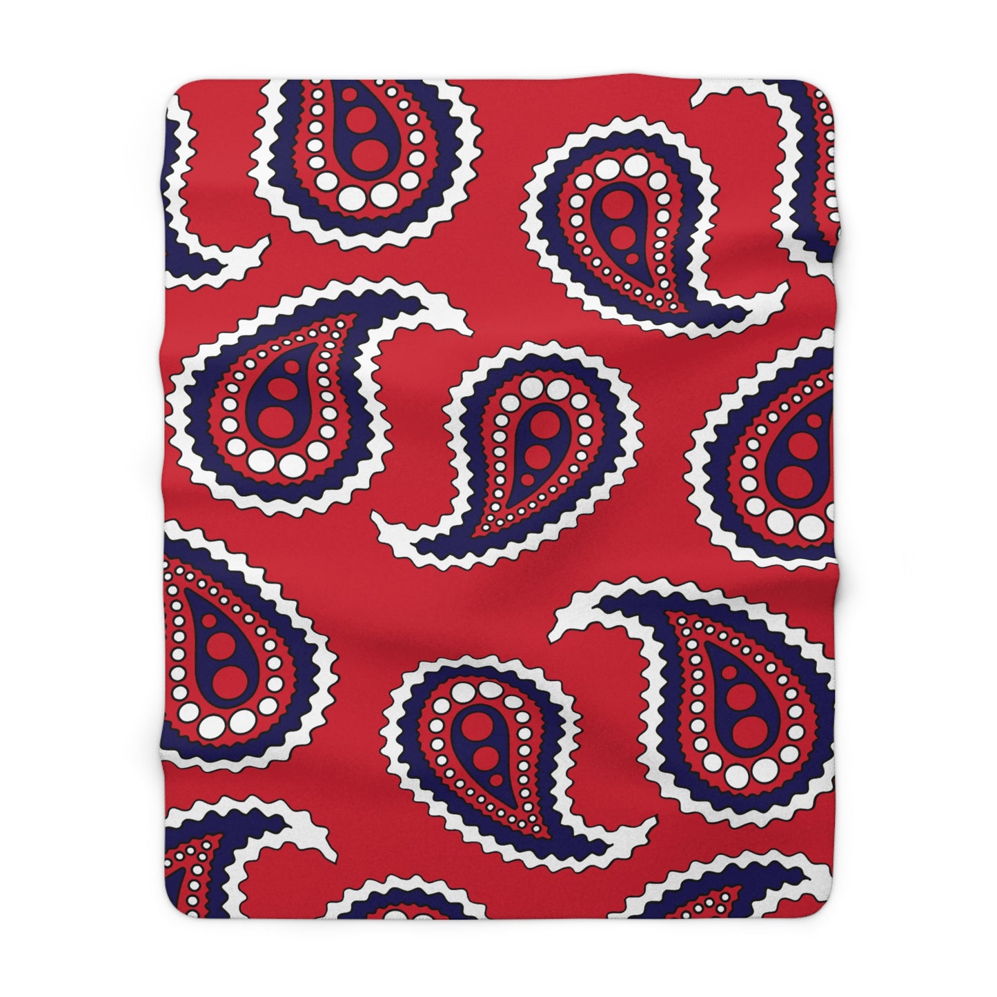 Bermuda Retro Paisley Blanket Throw