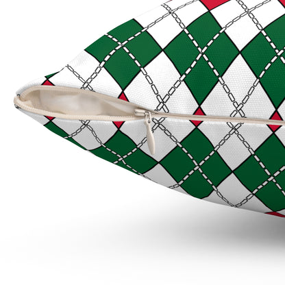 Algeria Retro Argyle Cushion Pillow
