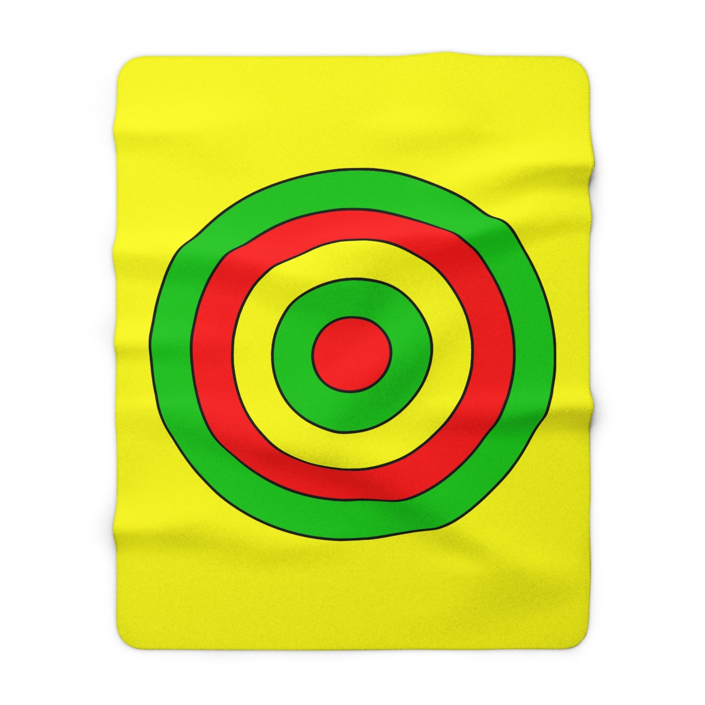 Congo Retro Target Blanket Throw