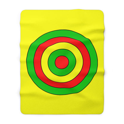 Congo Retro Target Blanket Throw