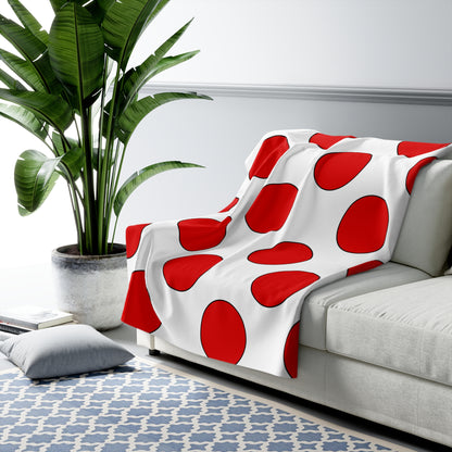 Singapore Retro Polka Dots Blanket Throw