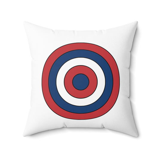 Serbia Retro Target Cushion Pillow