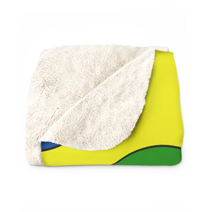 Saint Vincent And The Grenadines Retro Polka Dots Blanket Throw