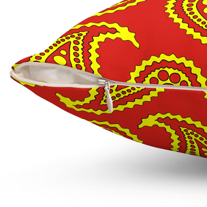 Vietnam Retro Paisley Cushion Pillow