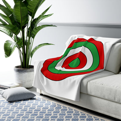 Iran Retro Target Blanket Throw