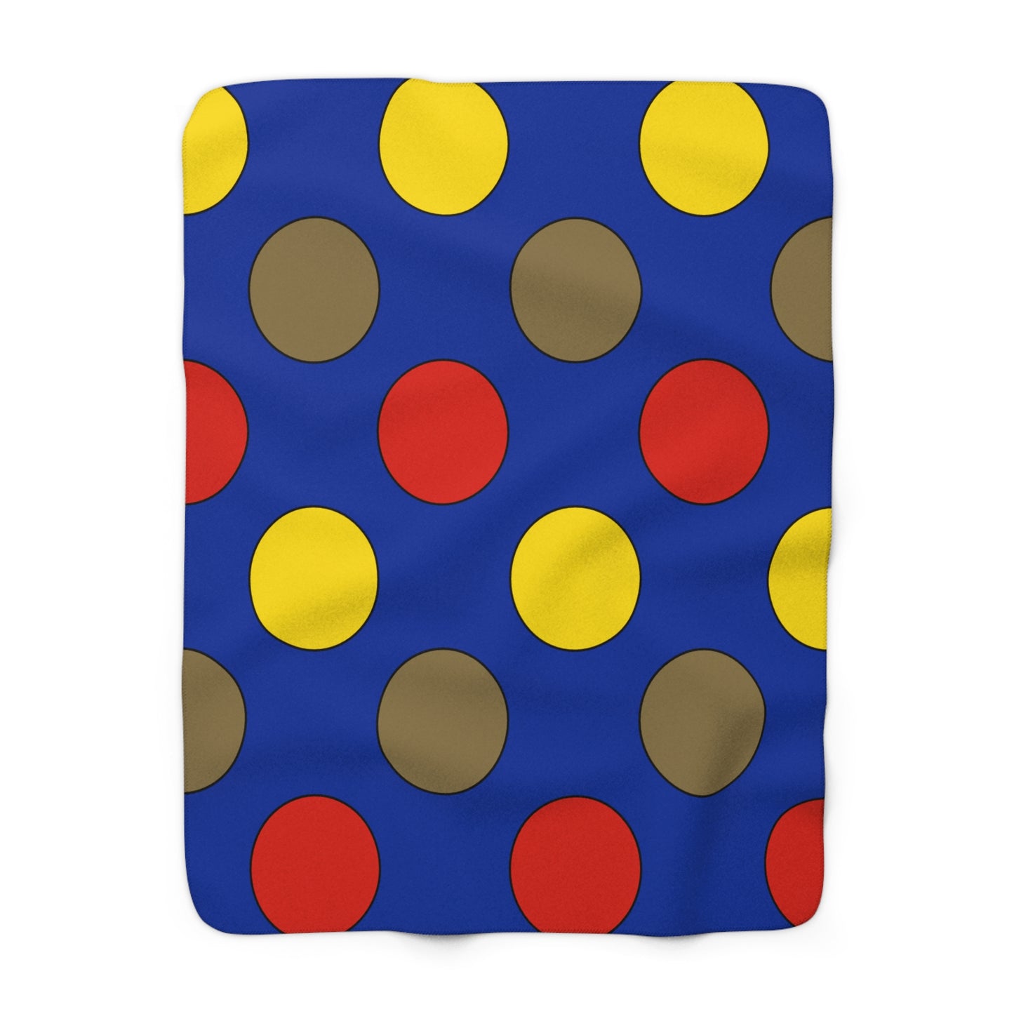 Moldova Retro Polka Dots Blanket Throw