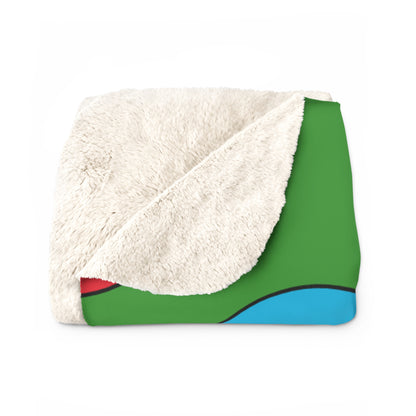 Azerbaijan Retro Polka Dots Blanket Throw