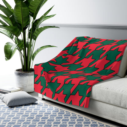 Bangladesh Retro Houndstooth Blanket Throw