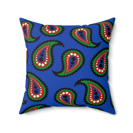 South Sudan Retro Paisley Cushion Pillow