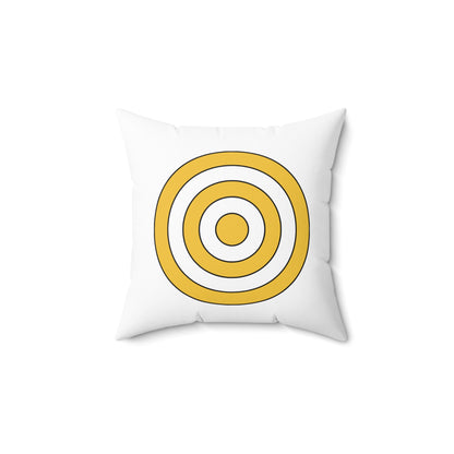 United States Virgin Islands Retro Target Cushion Pillow