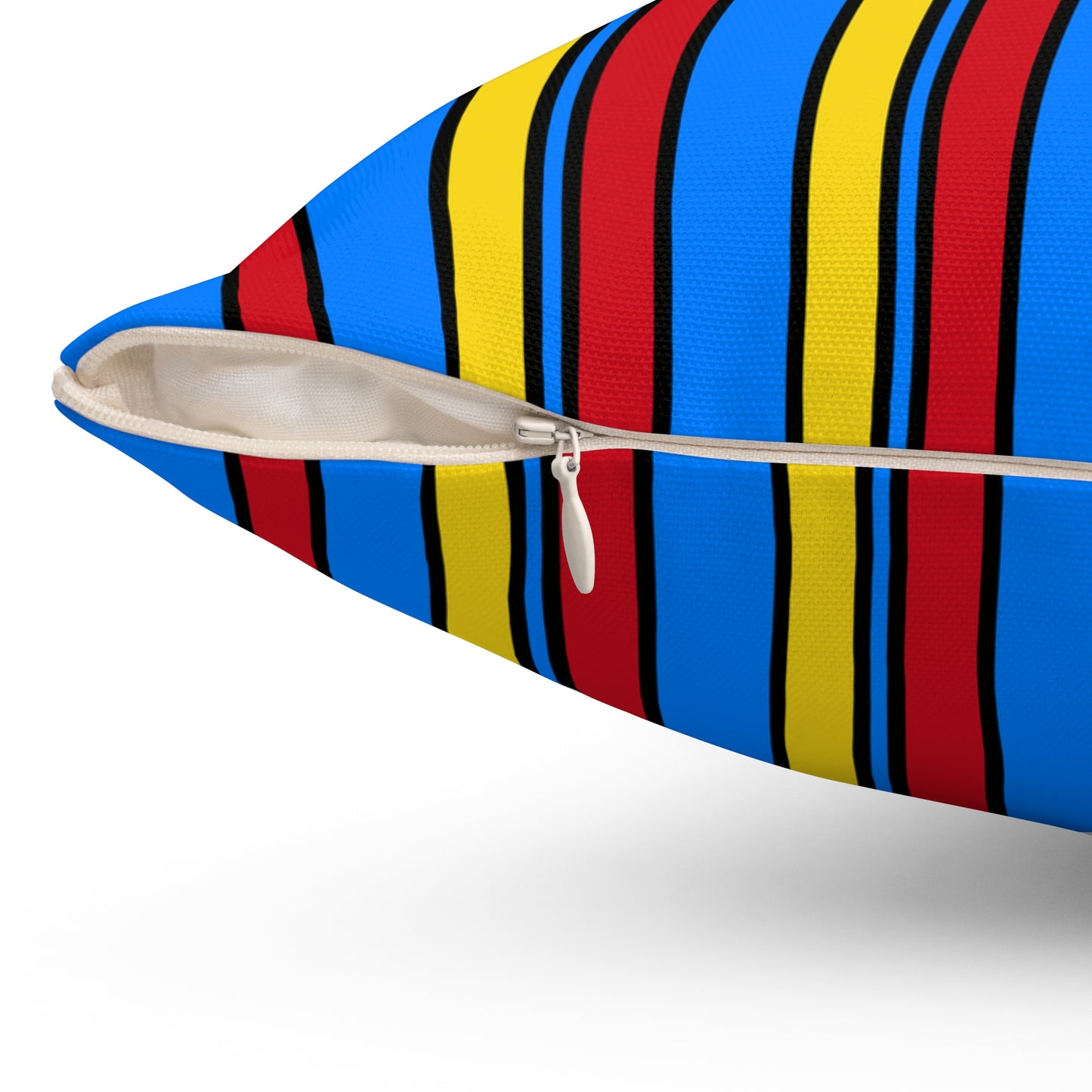 Democratic Republic of the Congo Retro Stripes Cushion Pillow