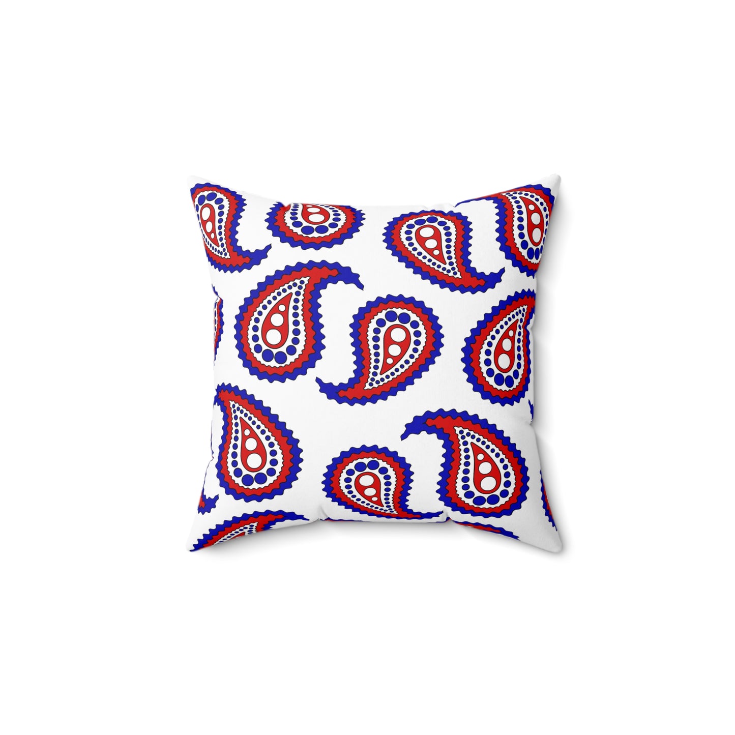 Costa Rica Retro Paisley Cushion Pillow