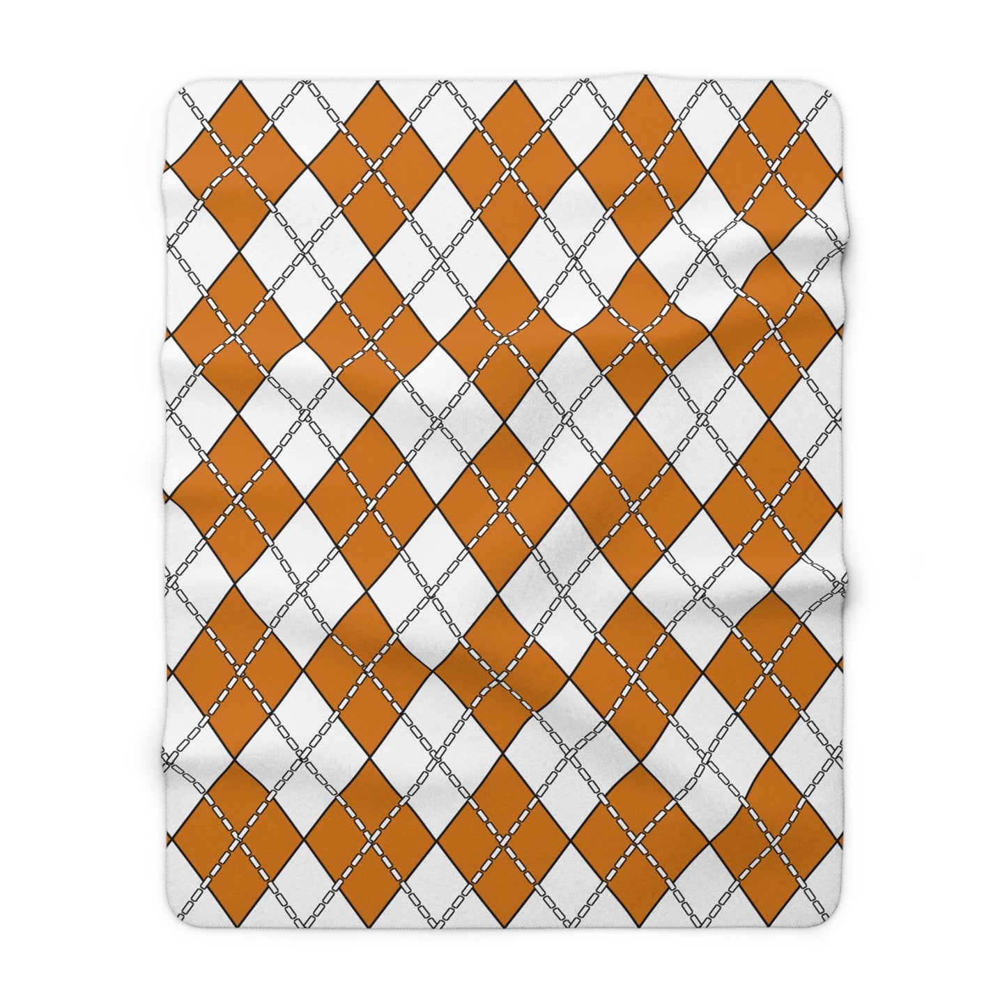 Cyprus Retro Argyle Blanket Throw