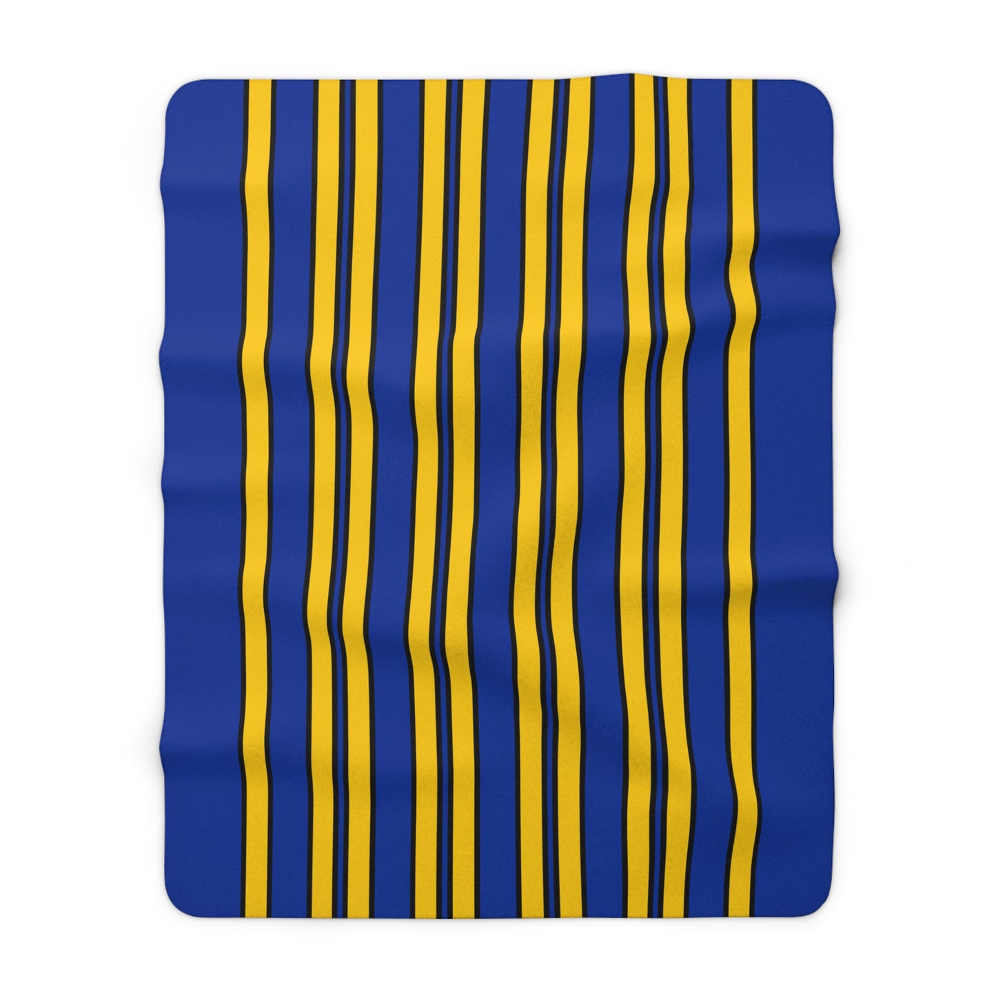 European Union Retro Stripes Blanket Throw