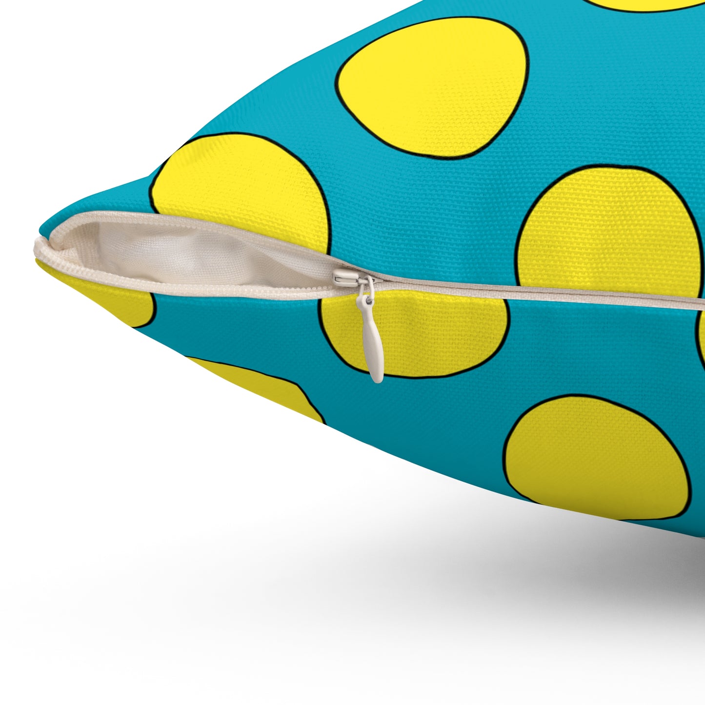 Kazakhstan Retro Polka Dots Cushion Pillow
