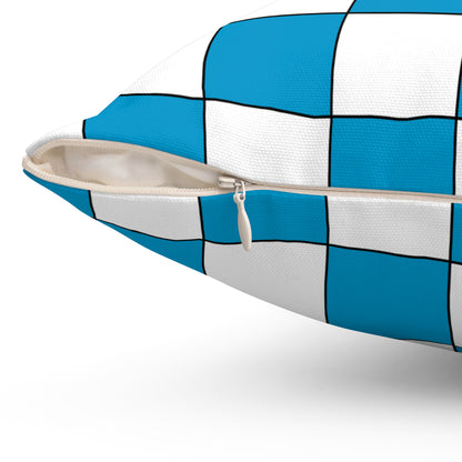 Galicia Retro Check Cushion Pillow