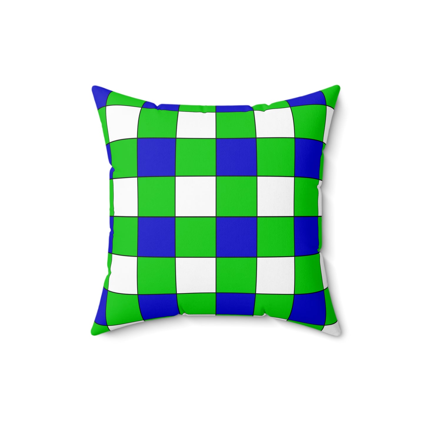 Sierra Leone Retro Check Cushion Pillow