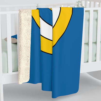 Canary Islands Retro Target Blanket Throw