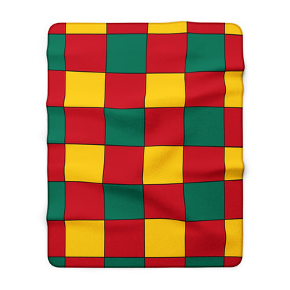 Grenada Retro Check Blanket Throw