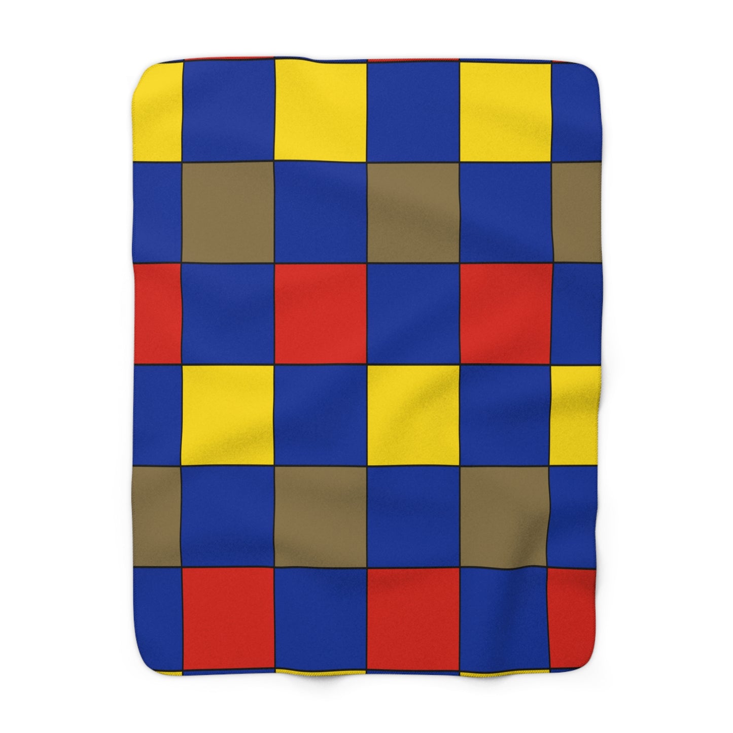 Moldova Retro Check Blanket Throw