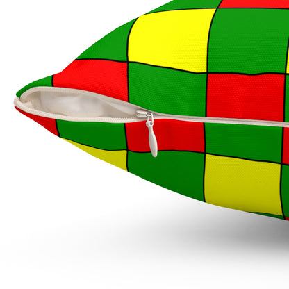 Guinea Retro Check Cushion Pillow