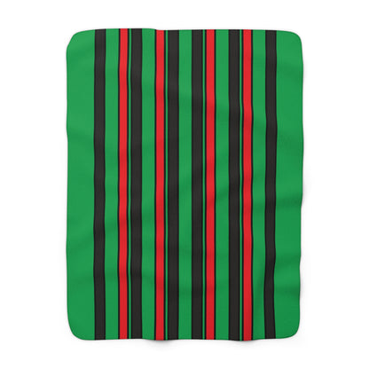 Martinique Retro Stripes Blanket Throw