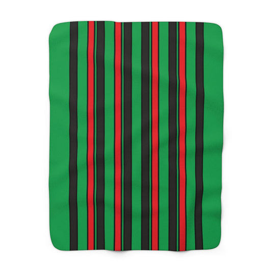 Martinique Retro Stripes Blanket Throw