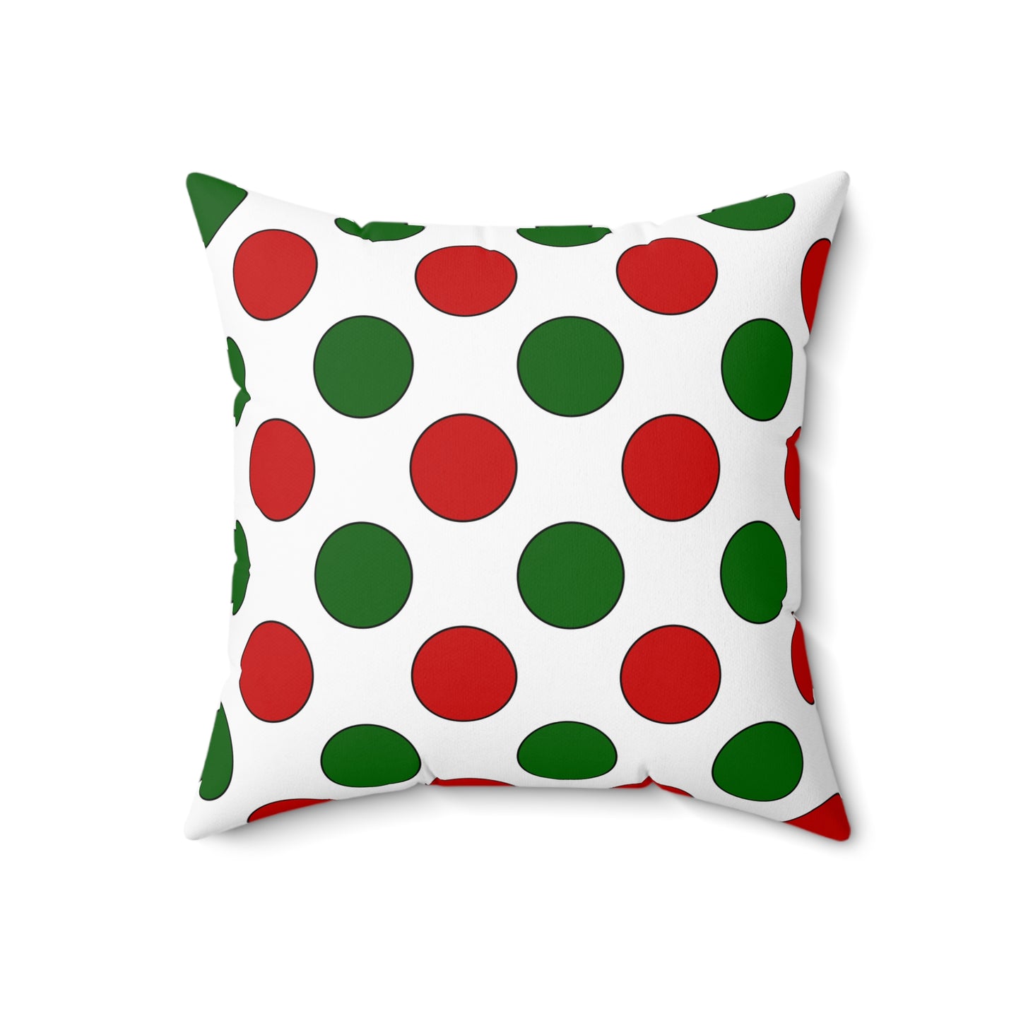 Tajikistan Retro Polka Dots Cushion Pillow