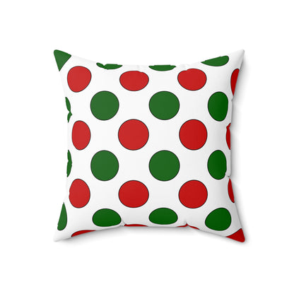 Tajikistan Retro Polka Dots Cushion Pillow