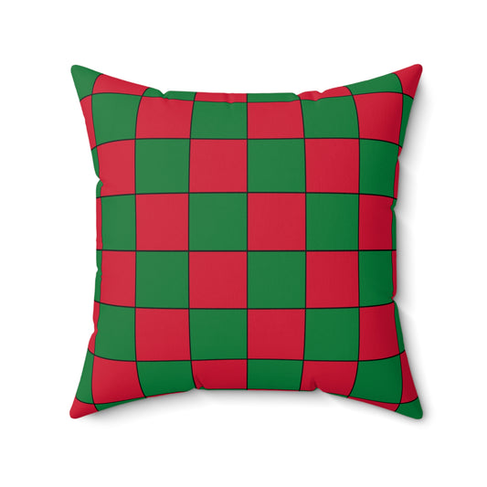 Maldives Retro Check Cushion Pillow