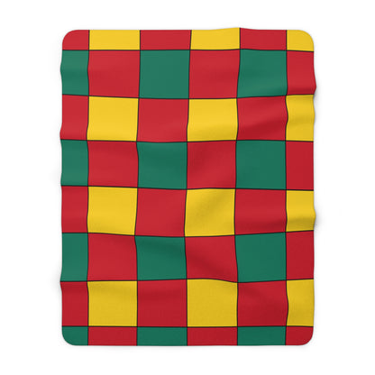 Grenada Retro Check Blanket Throw