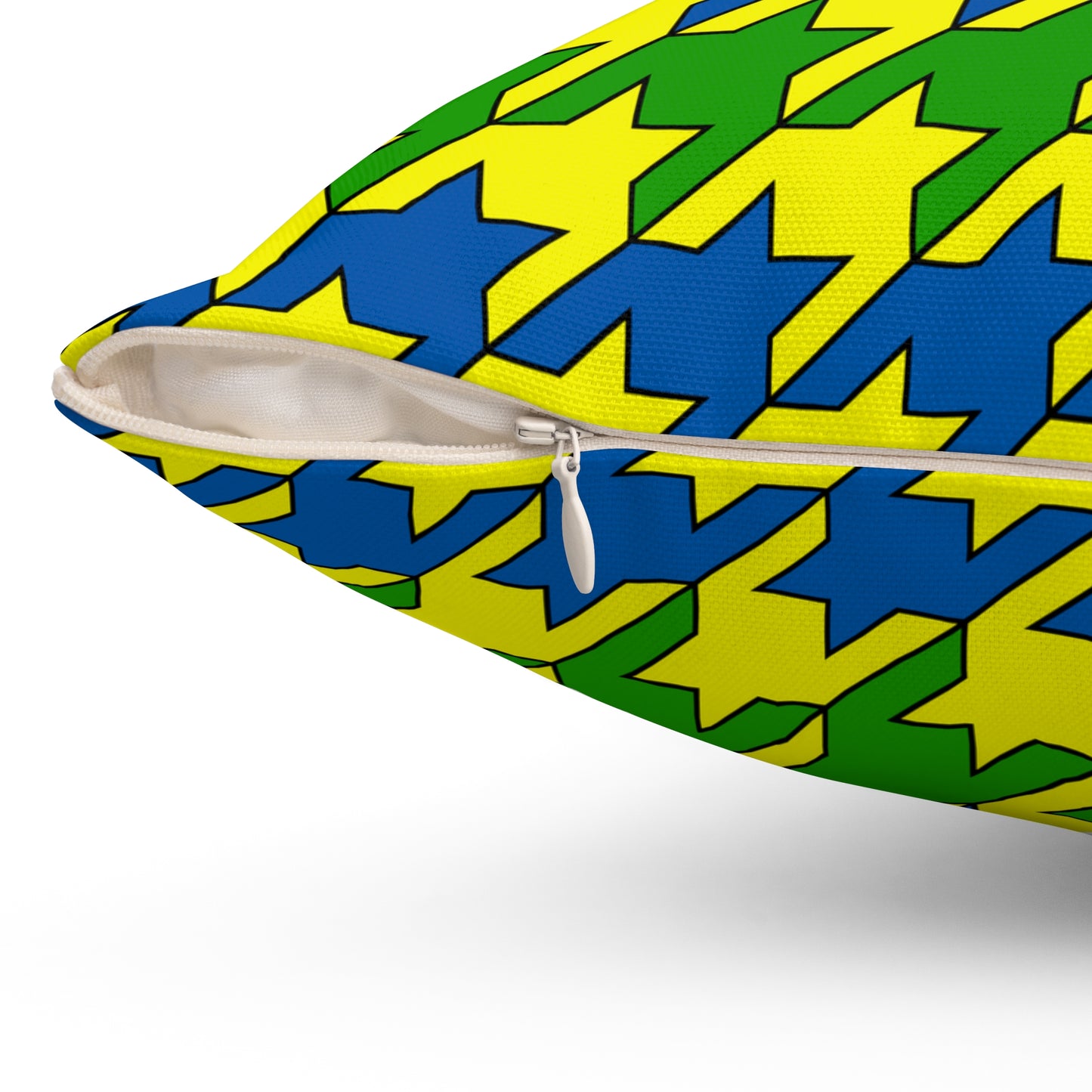 Saint Vincent And The Grenadines Retro Houndstooth Cushion Pillow