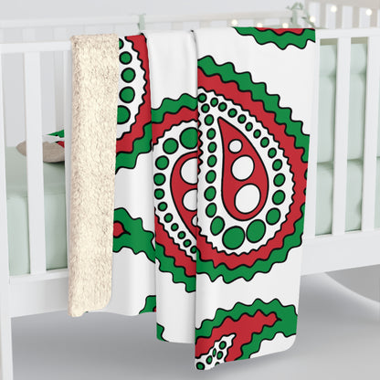 Italy Retro Paisley Blanket Throw