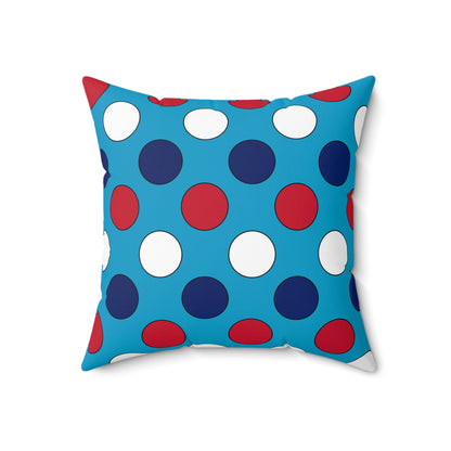 Tuvalu Retro Polka Dots Cushion Pillow