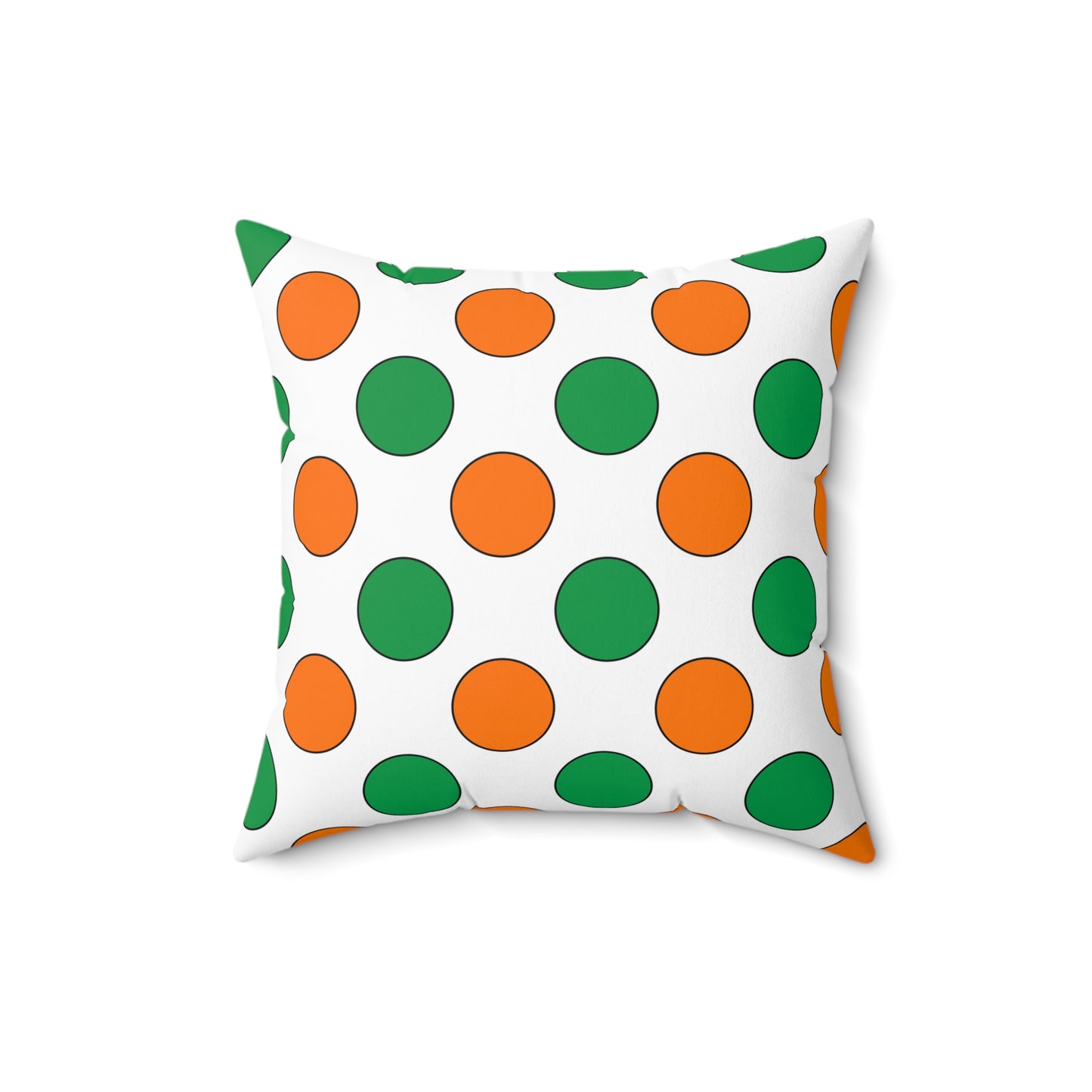 Ireland Retro Polka Dots Cushion Pillow
