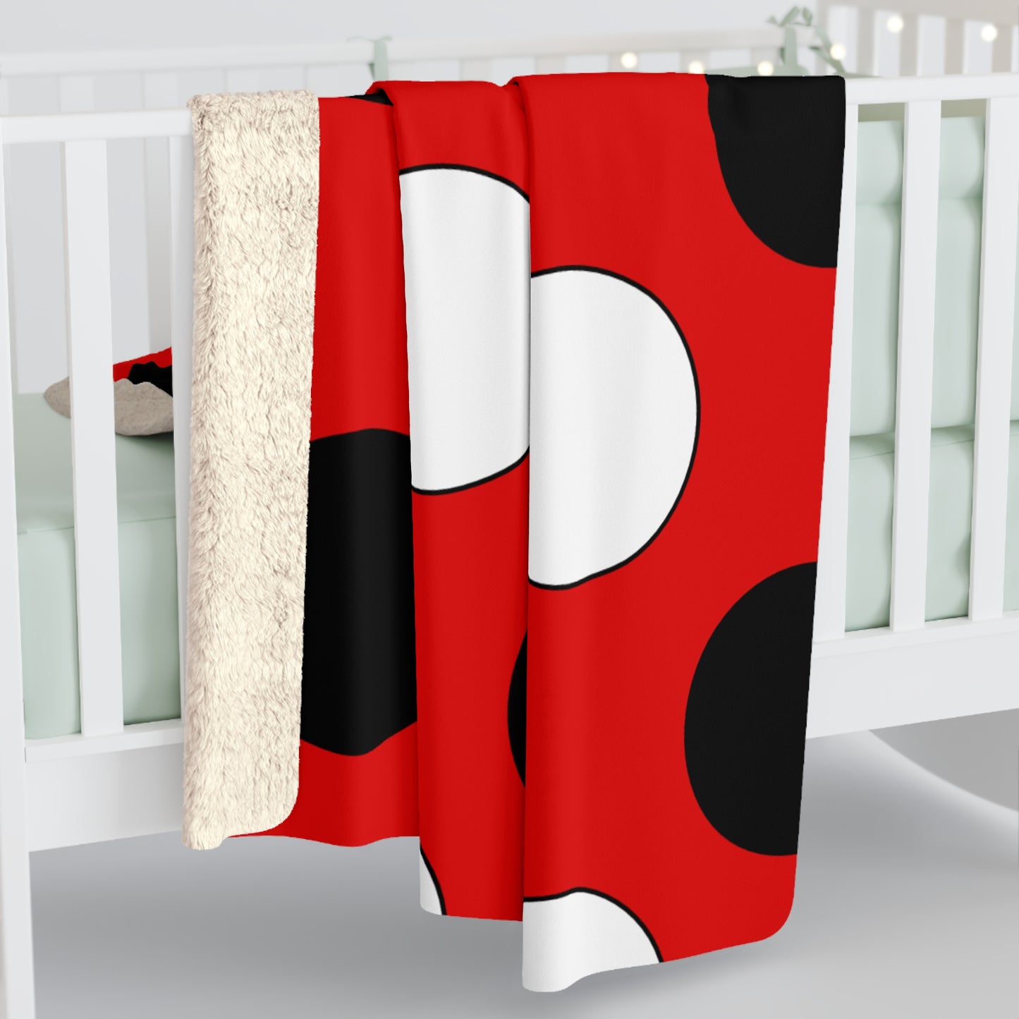 Trinidad And Tobago Retro Polka Dots Blanket Throw